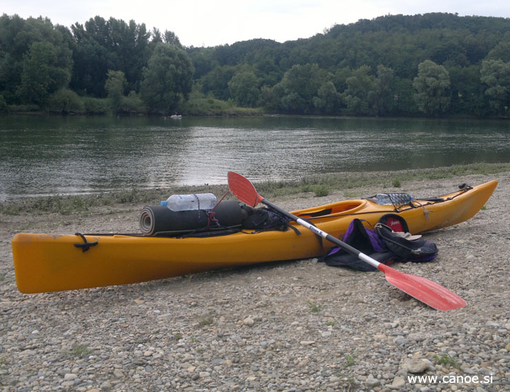 Drava pri Legradu na Hrvaškem